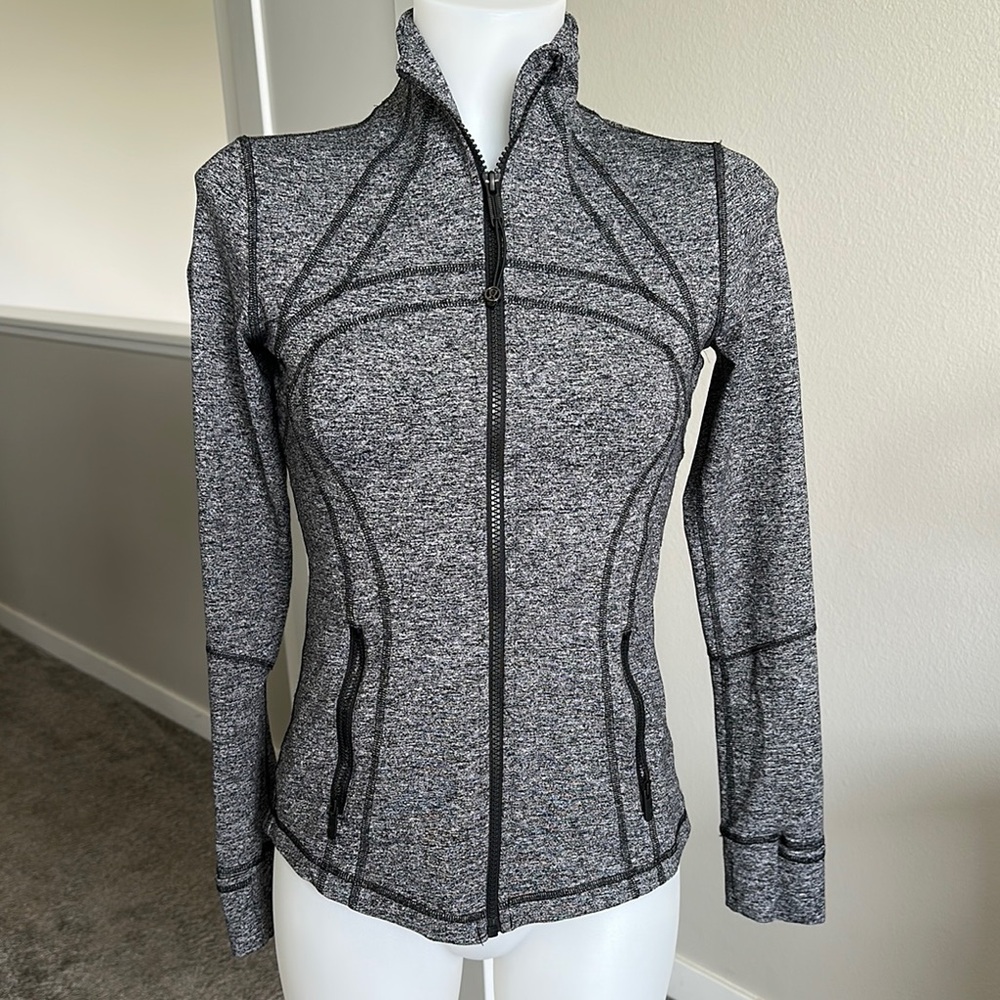 Lululemon Gray Zip-Up Athletic Jacket